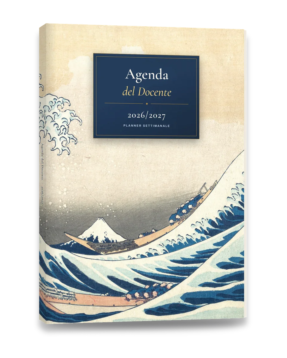 Agenda del Docente 2026/2027 — Edizione «La Grande Onda» (Hokusai)