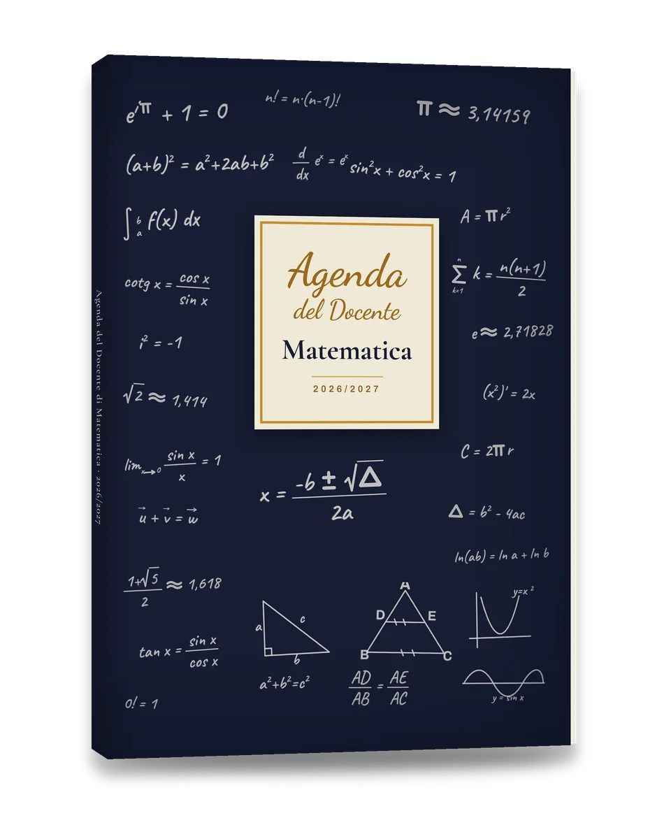 Agenda del Docente di Matematica 2026/2027 — Edizione «La lavagna»